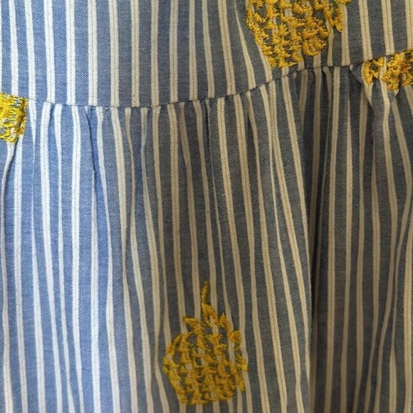 J.Crew Midi Tiered Cotton Striped Skirt - Picture 3 of 3